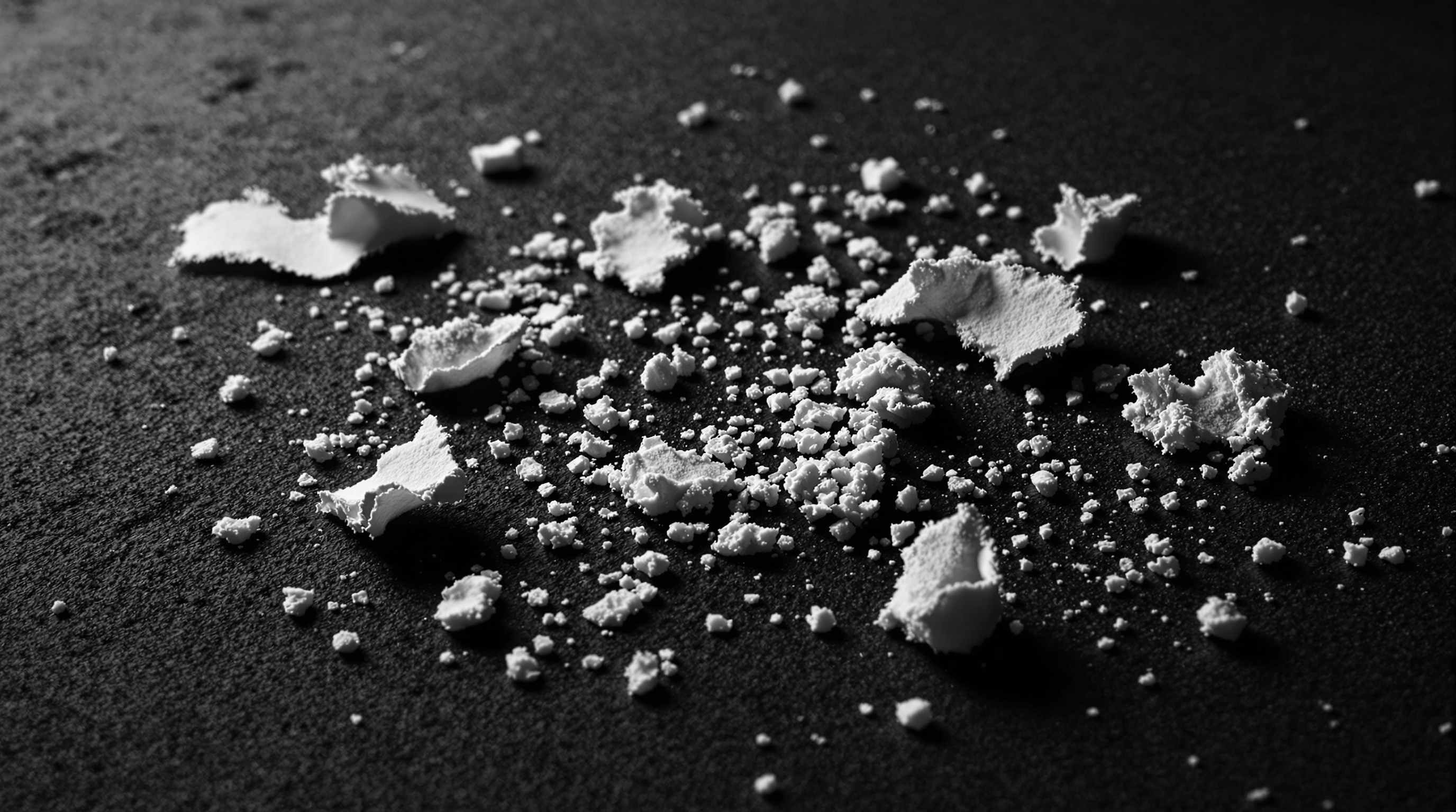 Abstract composition representing the raw, fragmented nature of confessional poetry